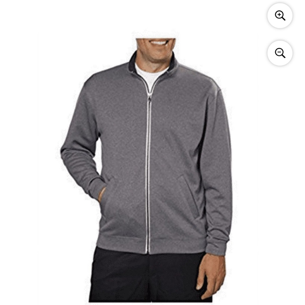Pebble Beach Men's Golf Performance Full Zip Jacket